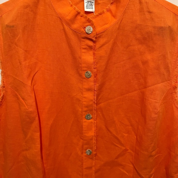 IOS Dress Sz XL Linen/Cotton Used Once - Picture 3 of 4